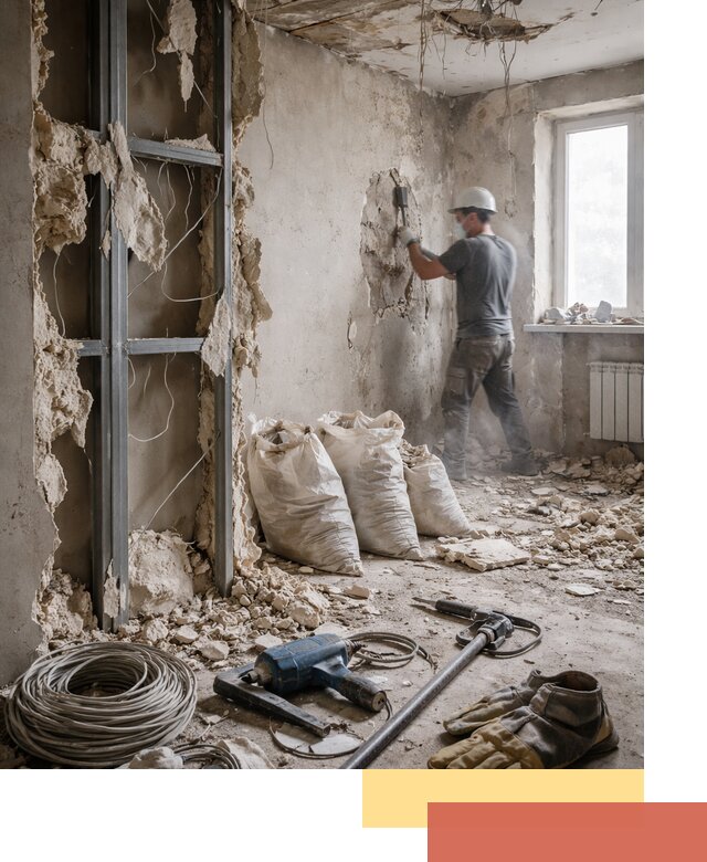 Профессиональный демонтаж зданий и конструкций в Гае