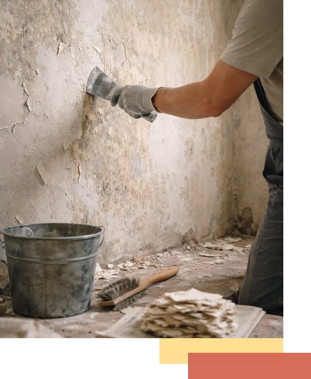 Удаление старой краски со стен в Гае качественно и быстро