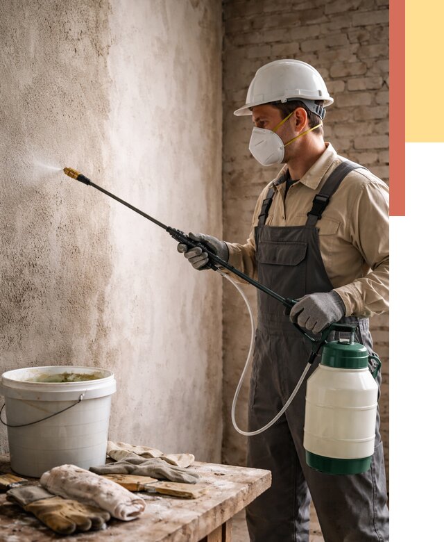 Антисептическая обработка стен в Гае от 1220 руб. — быстро и недорого | ОТДЕЛОЧНИК-Гай