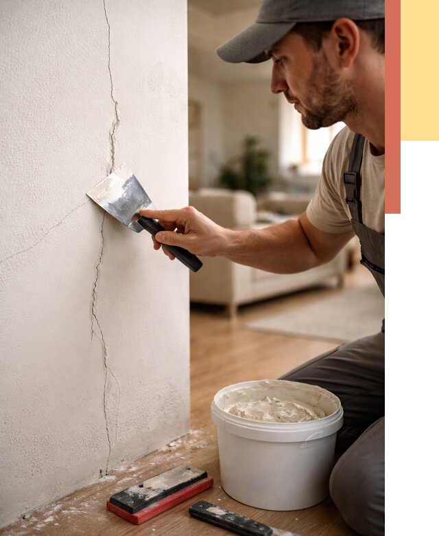 Заделка трещин и сколов в Гае от 2491 руб. — быстро и недорого | ОТДЕЛОЧНИК-Гай