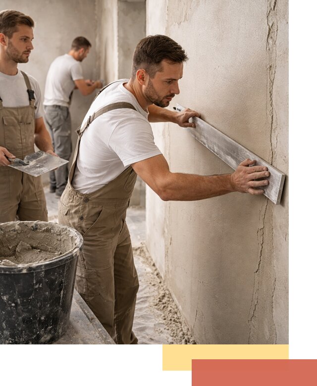 Штукатурка стен без маяков в Гае быстро и качественно