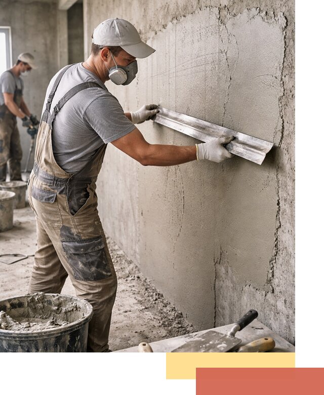 Штукатурка бетонных стен в Гае качественно и долговечно