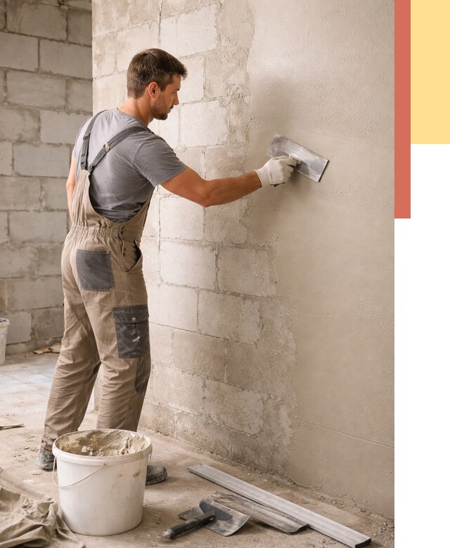 Штукатурка стен из газобетона в Гае от 2135 руб./м2 — быстро и недорого | ОТДЕЛОЧНИК-Гай