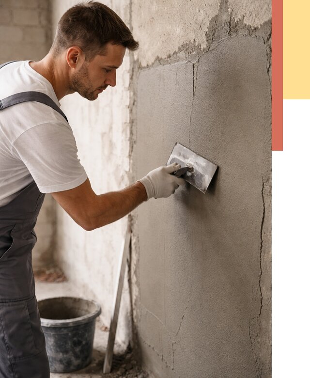 Штукатурка стен под плитку в Гае от 4270 руб./м2 — выравнивание под плитку | ОТДЕЛОЧНИК-Гай
