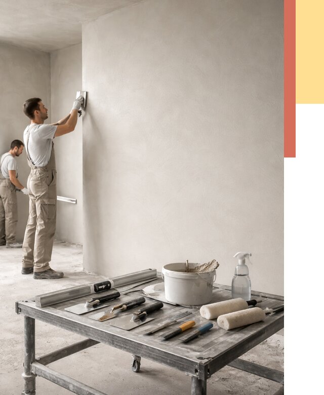 Штукатурка стен под покраску в Гае от 4575 руб./м² — качественно и недорого | ОТДЕЛОЧНИК-Гай