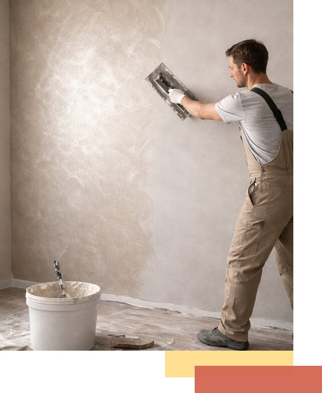 Декоративная штукатурка «Мокрый шелк» под ключ в Гае