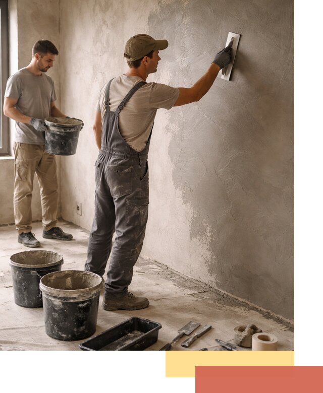 Нанесение микроцемента на стены в Гае качественно и быстро