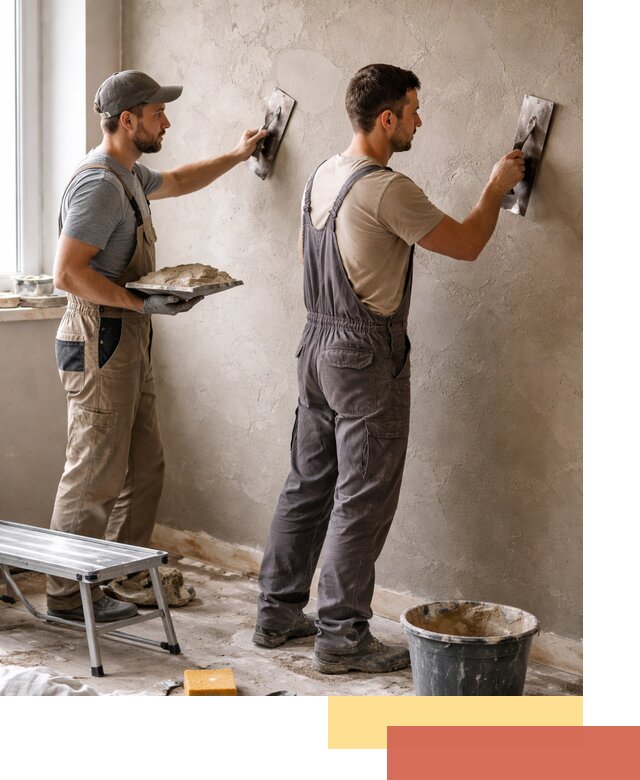 Ремонт декоративной штукатурки и восстановление фактуры в Гае