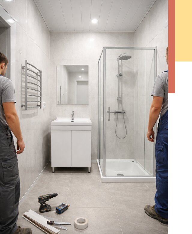 Отделка ванной комнаты панелями ПВХ в Гае от 4575 руб. за м2 | ОТДЕЛОЧНИК-Гай