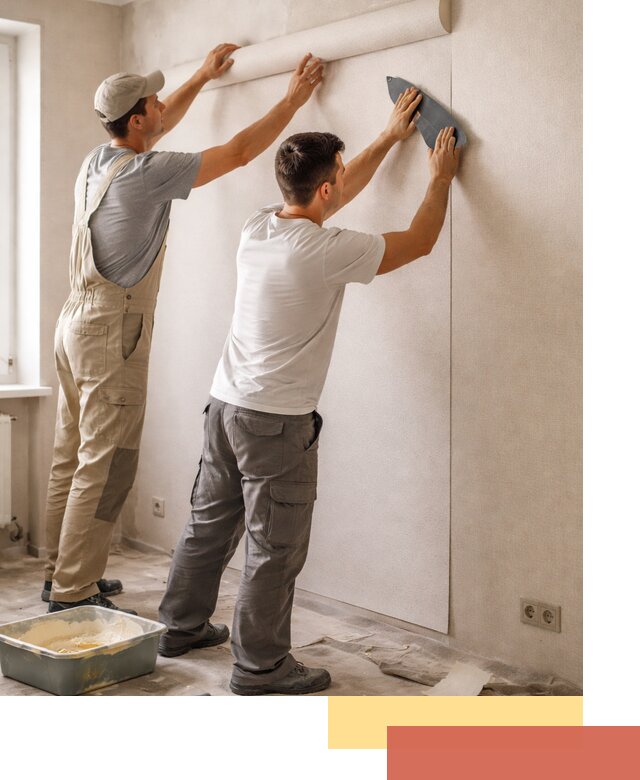 Поклейка виниловых обоев в Гае профессионально и качественно