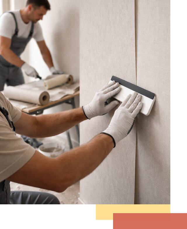 Поклейка обоев под покраску в Гае профессионально и быстро