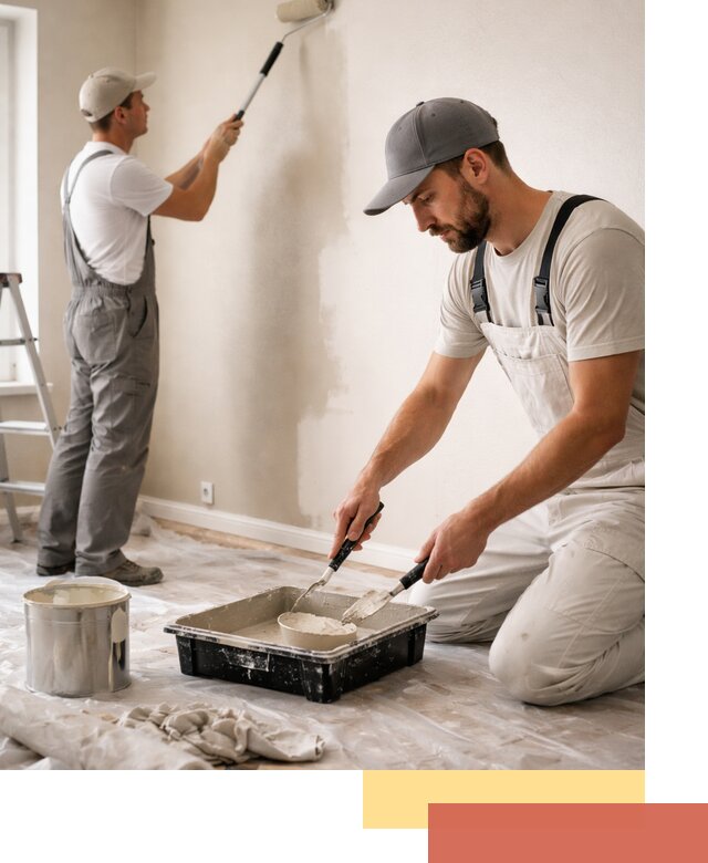 Покраска стен в квартире в Гае — профессионально и аккуратно