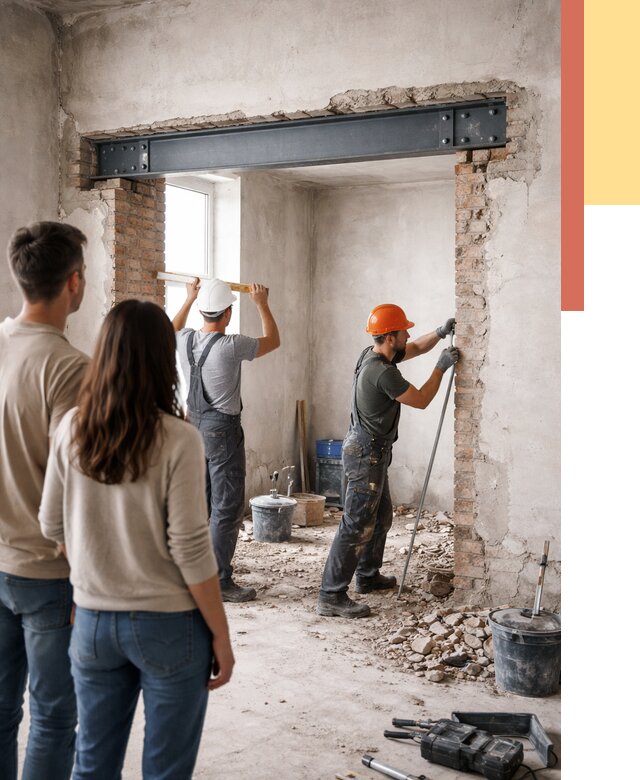 Усиление проема в стене в Гае от 9658 руб. — усиление дверного проема металлоконструкцией | ОТДЕЛОЧНИК-Гай