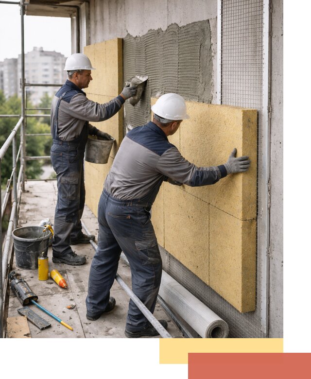 Утепление стен зданий и домов в Гае качественно и надежно