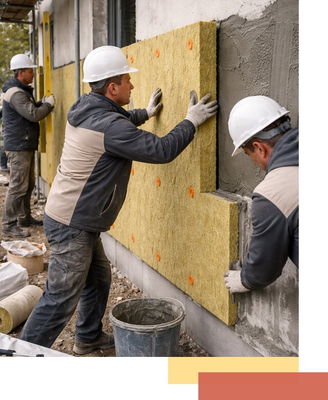 Утепление стен минватой в Гае — тепло и звукоизоляция