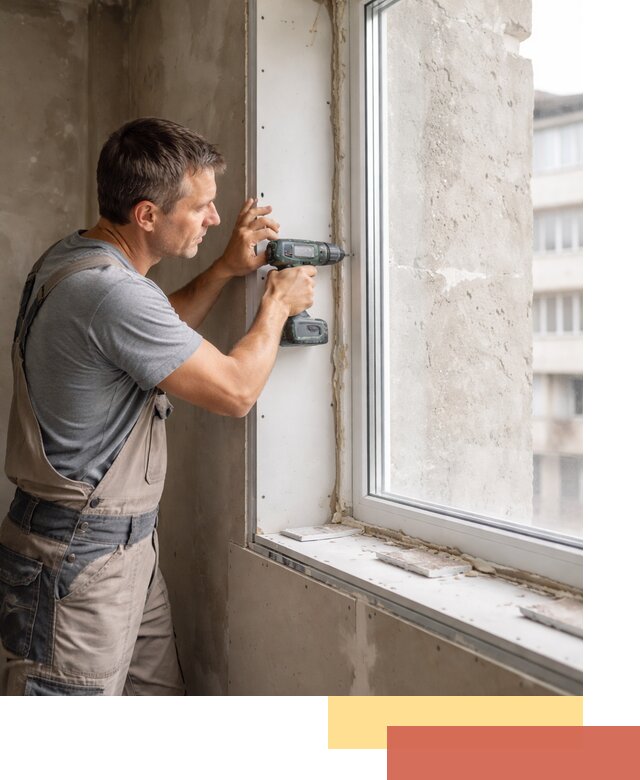 Монтаж гипсокартонных откосов в Гае под ключ