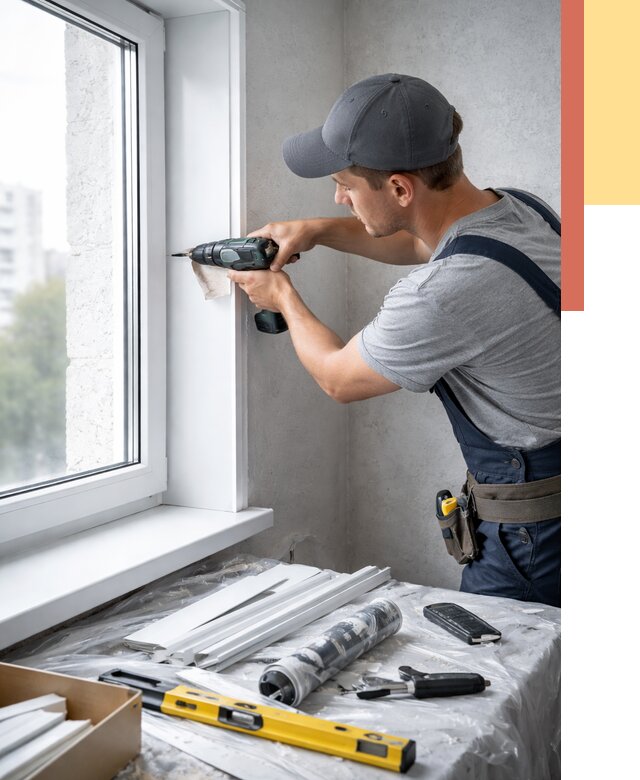 Установка пластиковых откосов в Гае от 2287 руб. | ОТДЕЛОЧНИК-Гай монтаж, быстро и недорого