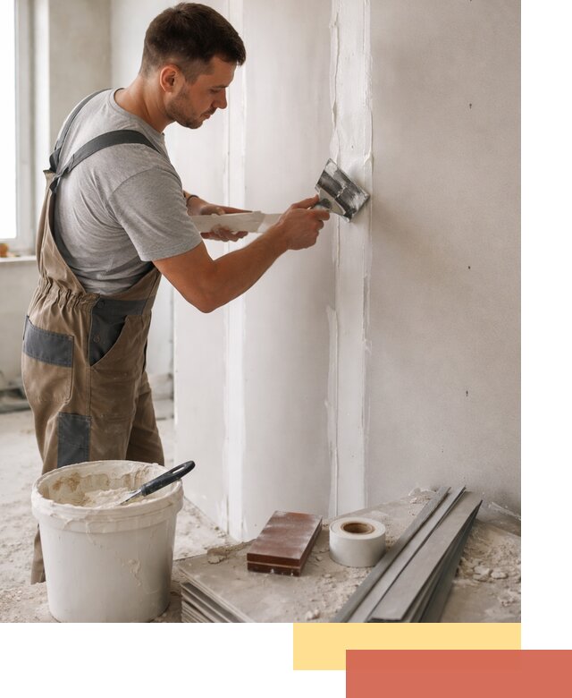 Шпаклевка перегородок из гипсокартона в Гае качественно и быстро