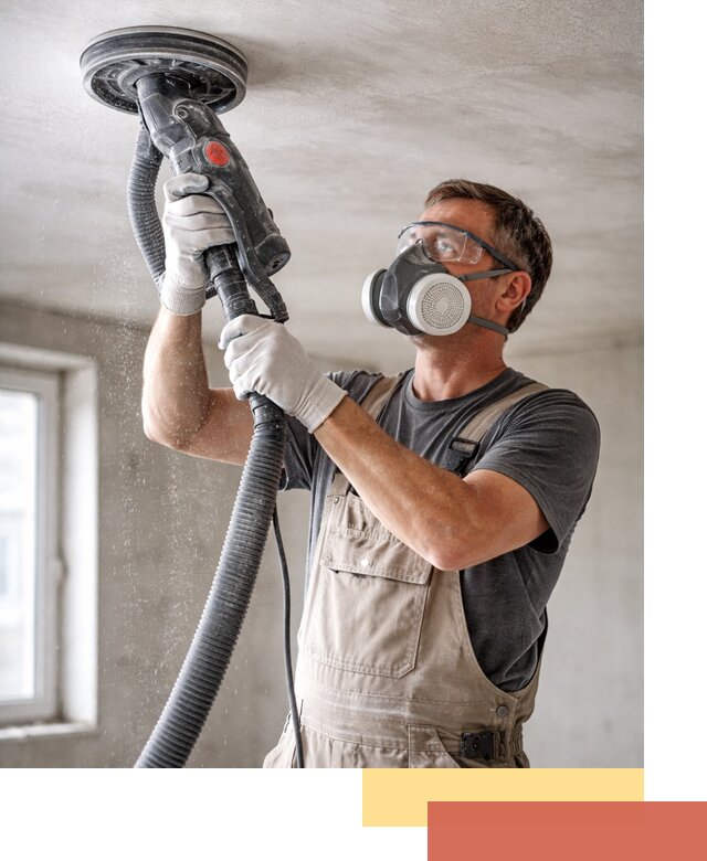 Шлифовка потолка в Гае — качественная подготовка под отделку