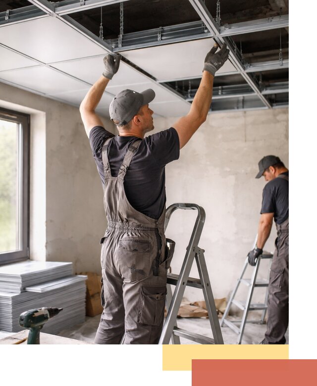 Монтаж кассетного потолка в Гае качественно и быстро