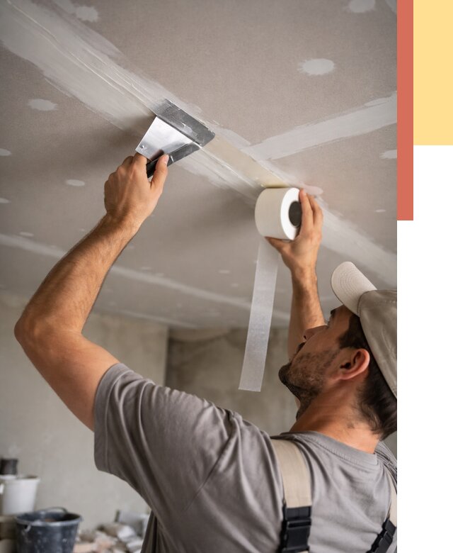 Обработка швов потолка ГКЛ в Гае от 7625 руб. под ключ | ОТДЕЛОЧНИК-Гай