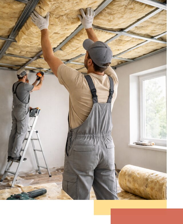 Утепление потолка под ключ в Гае качественно и быстро