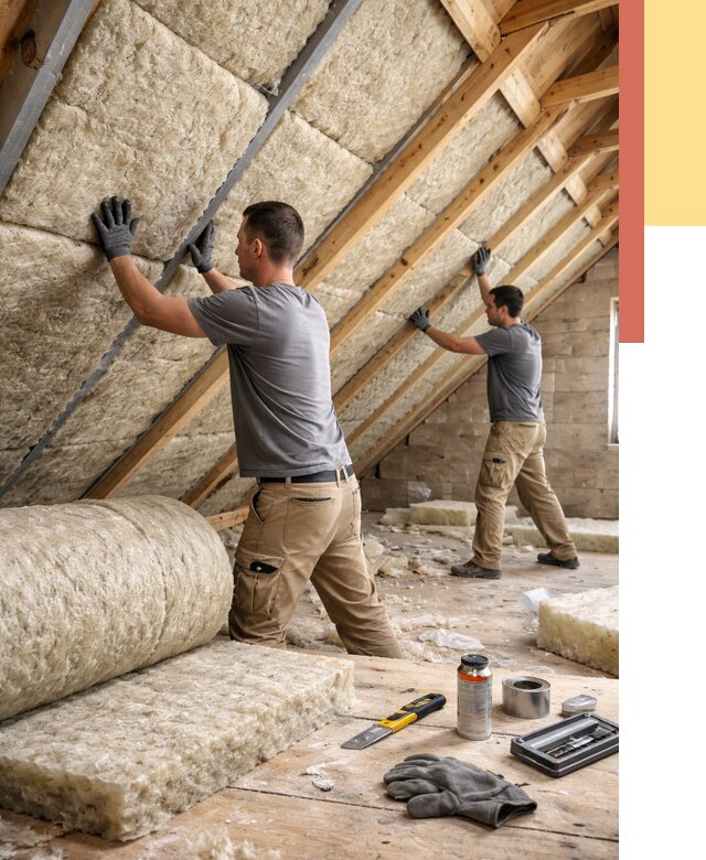 Утепление потолка минватой в Гае от 1474 руб. — быстро и недорого | ОТДЕЛОЧНИК-Гай