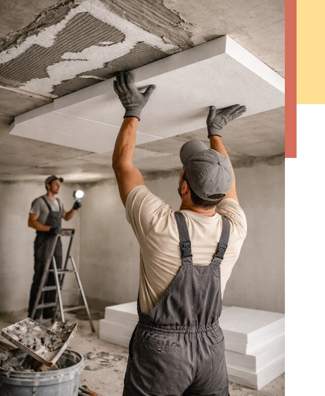 Утепление потолка пенопластом в Гае от 4575 руб/м2 — недорого и быстро | ОТДЕЛОЧНИК-Гай